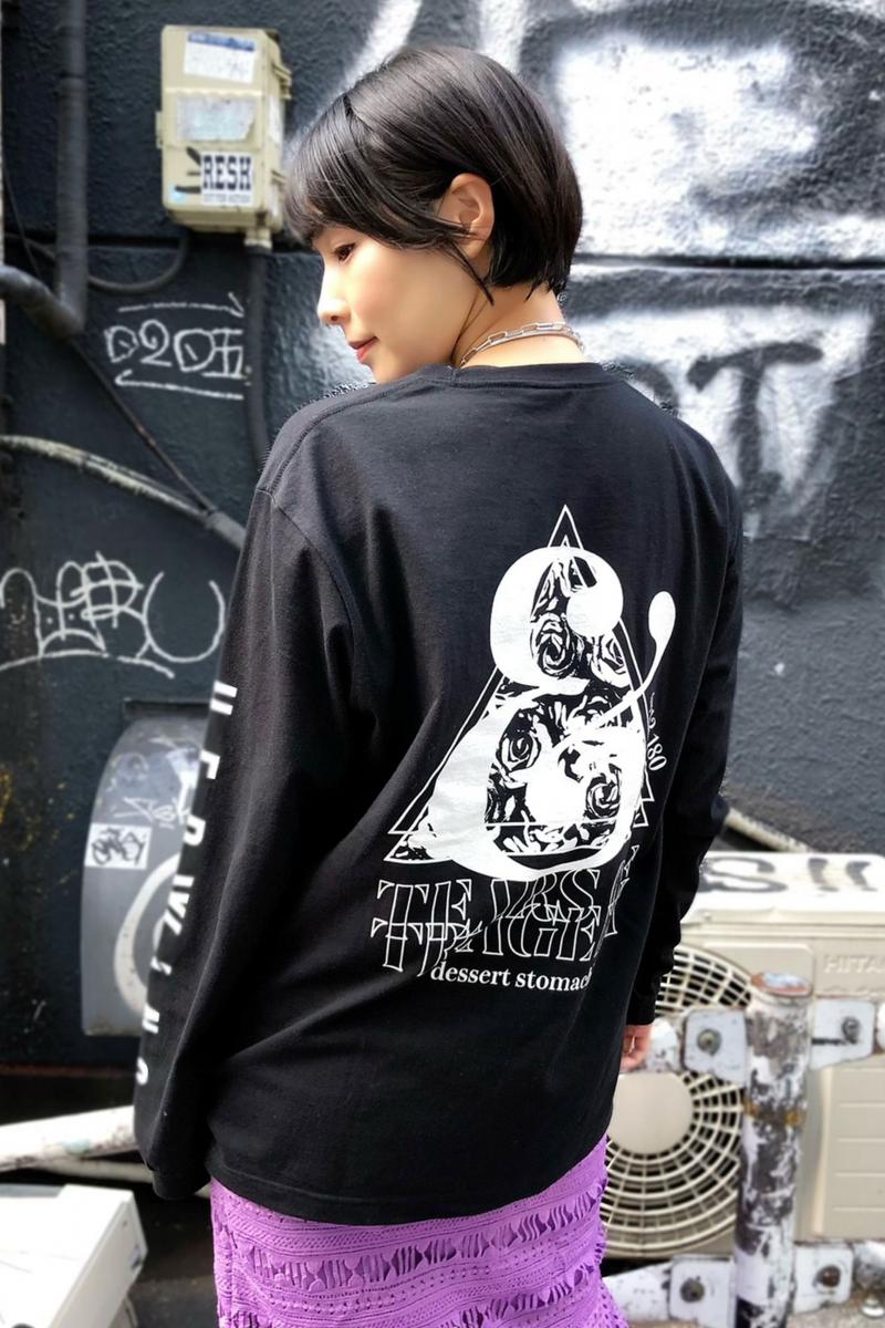 TEARS OF TRAGEDY×HEDWiNG×GEKIROCK CLOTHING 限定コラボ・ロングスリーブTシャツ BLACK