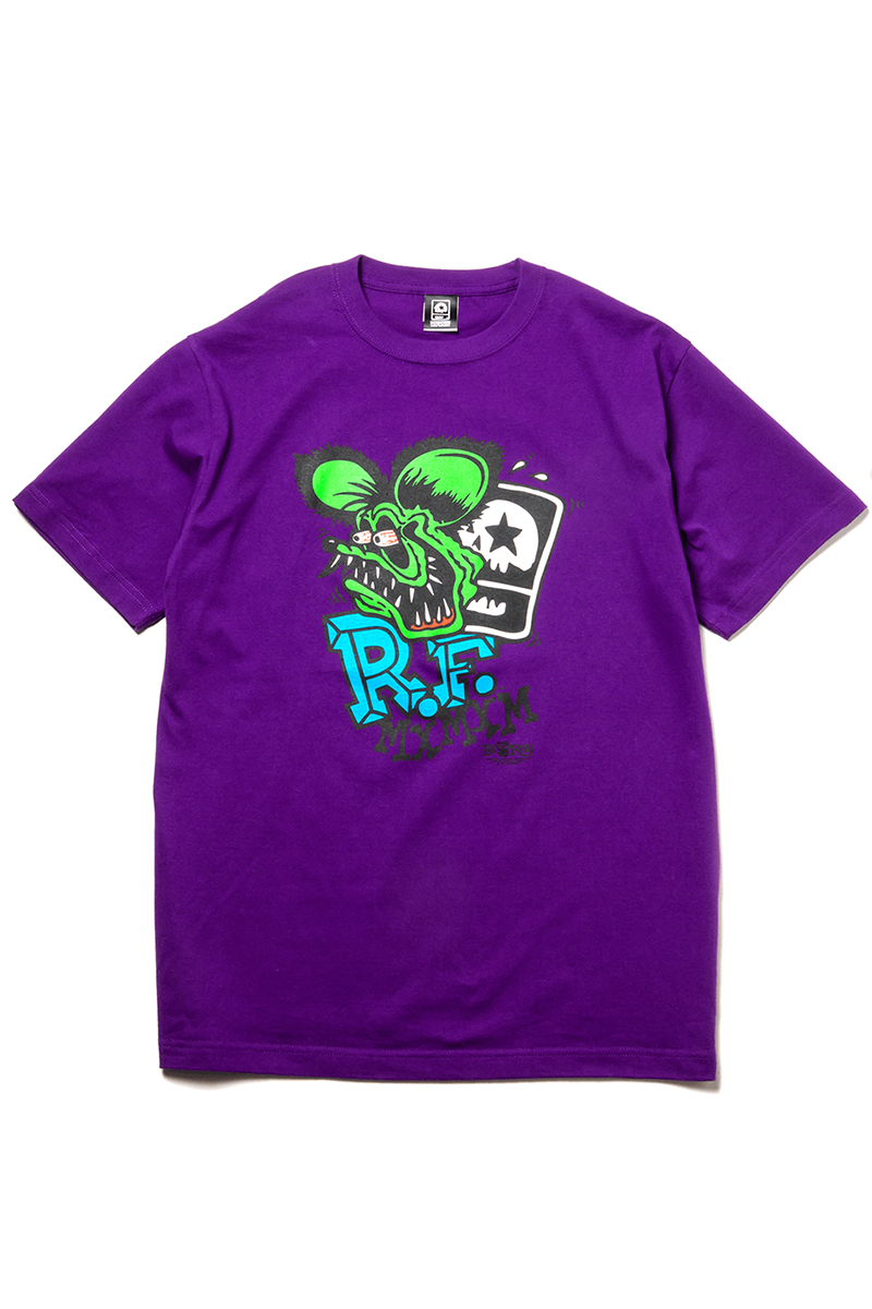 MAGICAL MOSH MISFITS RATFINK x MxMxM "MAGICAL MOSH RATFINK" TEE PURPLE