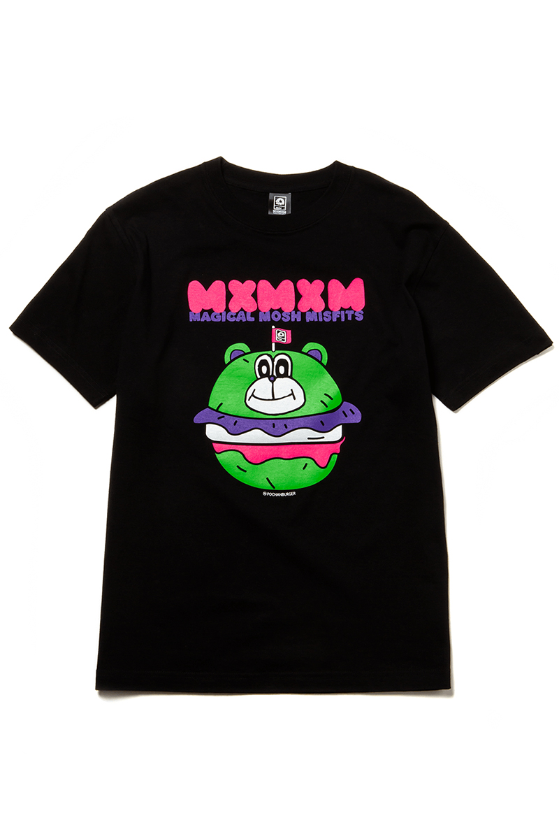 MAGICAL MOSH MISFITS ポちゃんバーガー TEE PINK