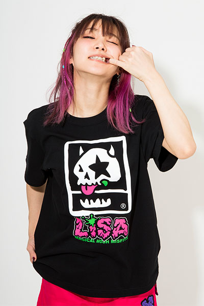 ロックファッション バンドグッズのgekirock Clothing Lisa X Mxmxm Magical Mosh Lisafits Tee Pink