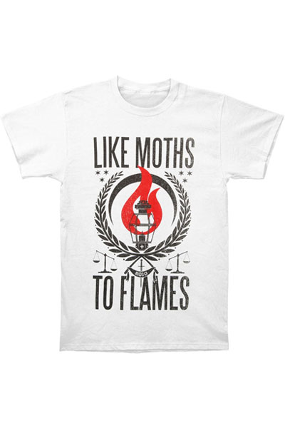 LIKE MOTHS TO FLAMES Lantern White - T-Shirt
