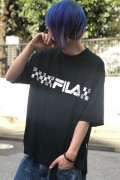 FILA FM9607 Graphic T-shirt BLACK