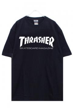 THRASHER (スラッシャー) TH8101 Mag LogoTee BK/WH