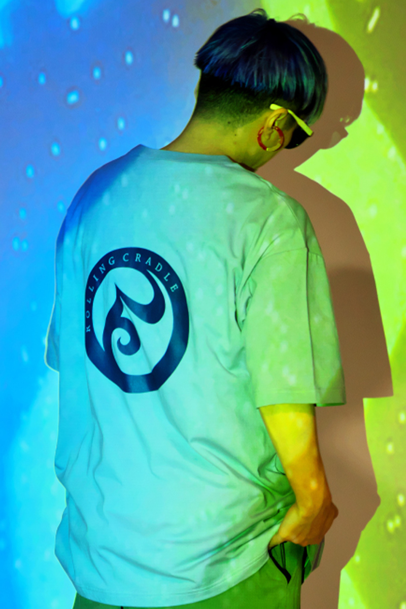 ROLLING CRADLE LOGO LOGO TEE  GRAIGE