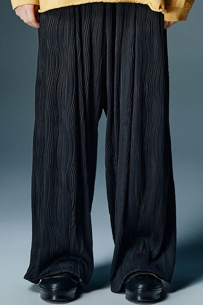 【予約商品】glamb(グラム) Willow Crepe Pants / ウィロークレープパンツ - Black