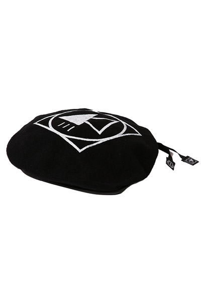 SILLENT FROM ME CRYPTIC -Beret- BLK/WHT