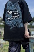 東京13零式 (トウキョウイチサンゼロシキ) T-Shirt雲雀　Black×Blue