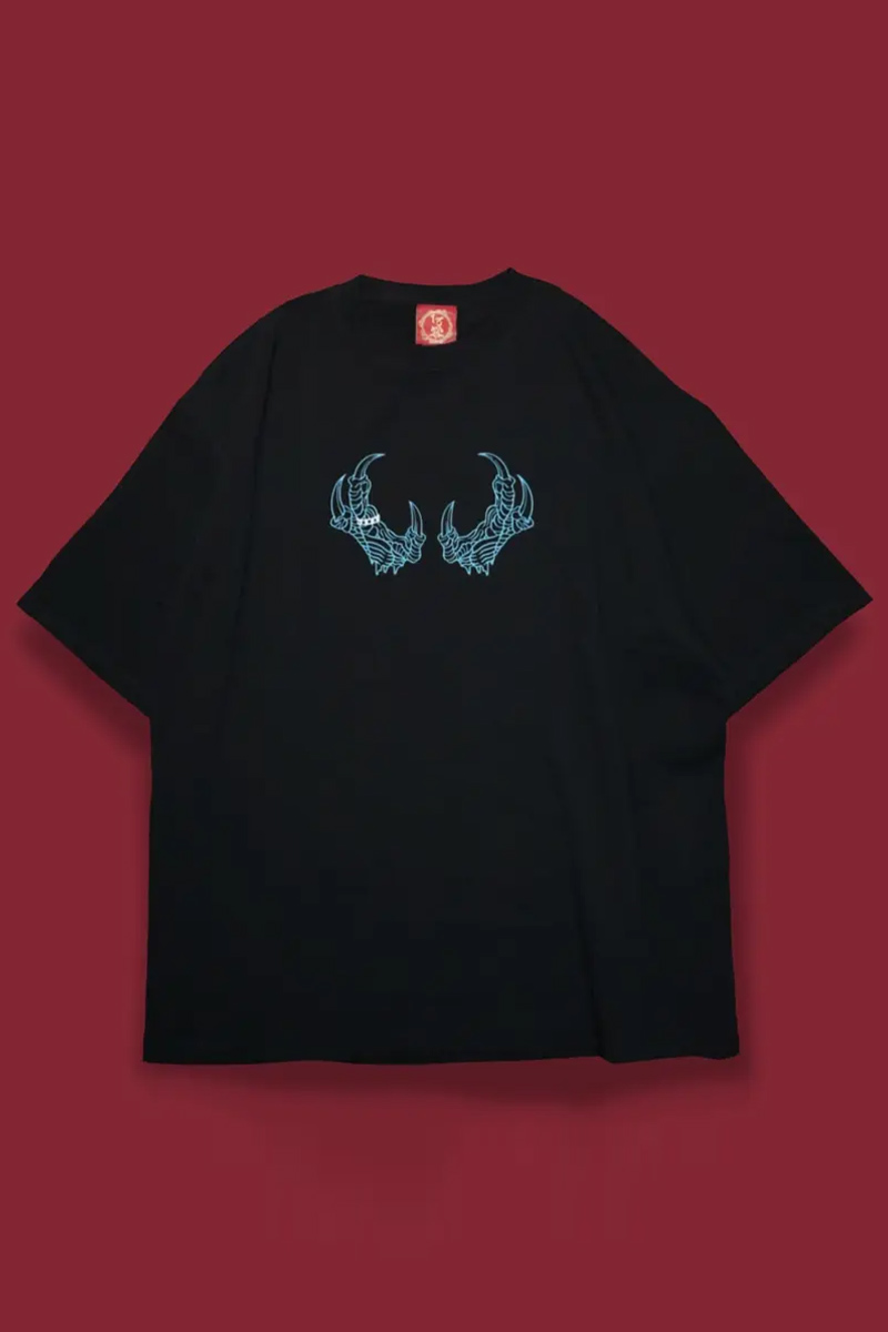 T-Shirt 雲雀 Tシャツ 東京13零式 ブラック レッド 黒 赤 - メルカリ