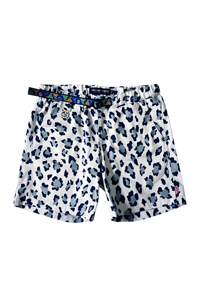 ROLLING CRADLE LEOPARD SHORTS / Gray