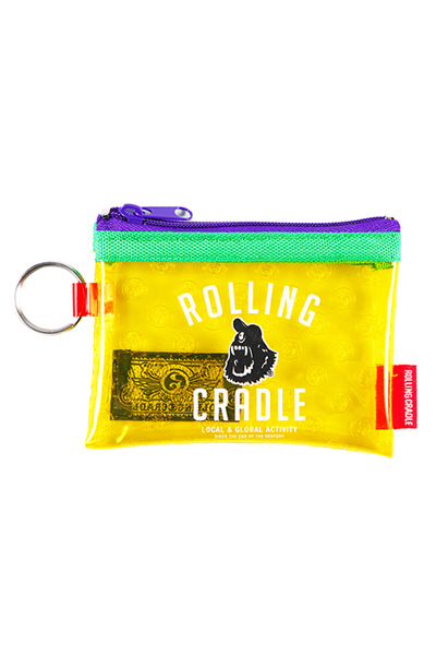 ROLLING CRADLE CYCLOPS SHOUT COIN CASE / Yellow