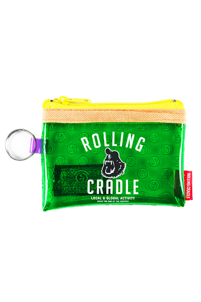 ROLLING CRADLE CYCLOPS SHOUT COIN CASE / Green