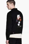 RIPNDIP Nermcasso Flower Denim Jacket (Black)