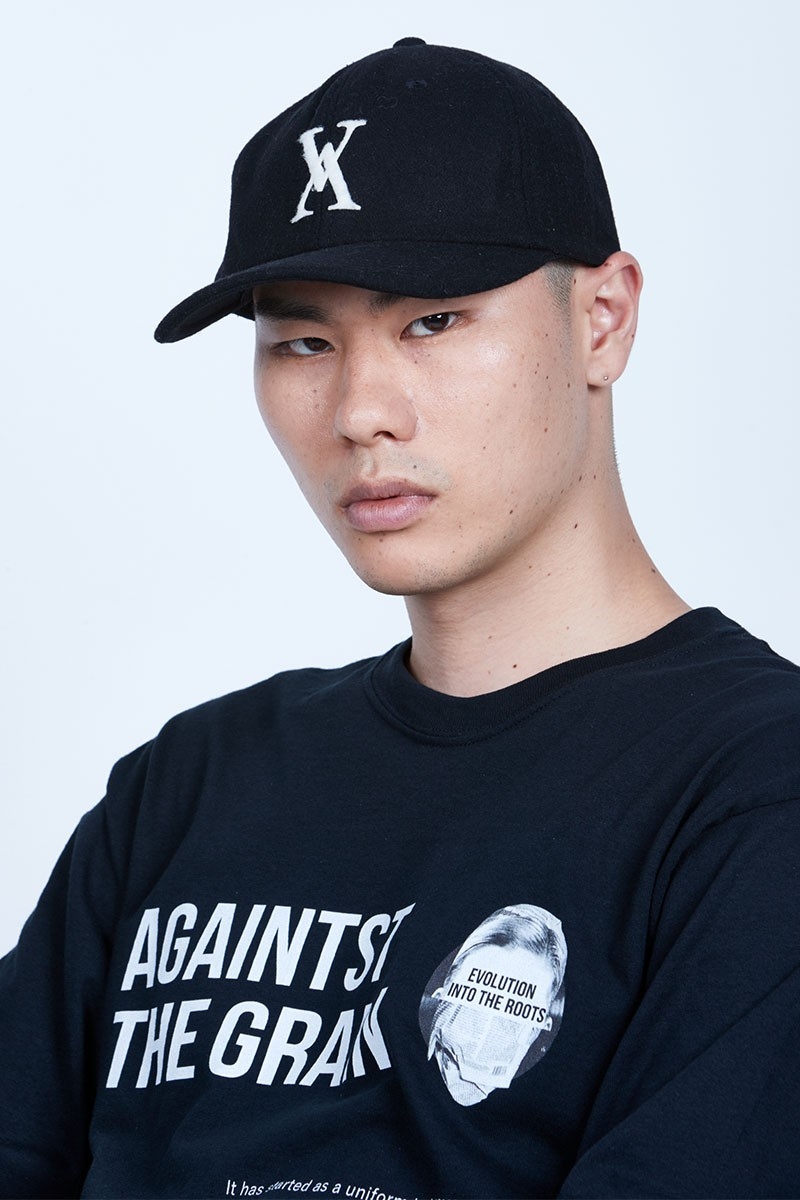 VIRGO  CROSS V WOOL CAP BLACK