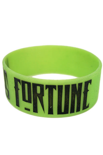 MISS FORTUNE Logo Green (Glow In The Dark) - Wristband