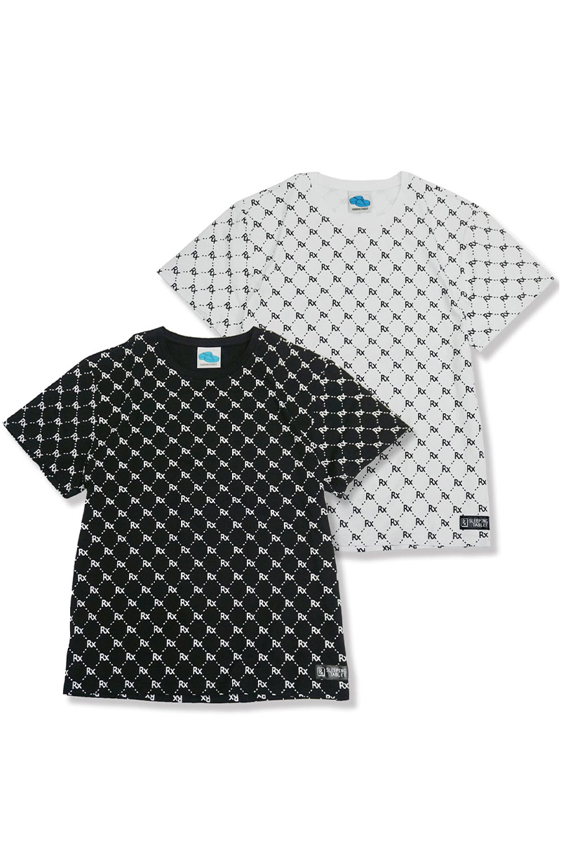 SLEEPING TABLET (スリーピングタブレット) Rx [ ALL OVER PRINTED INNER TEE SET ]