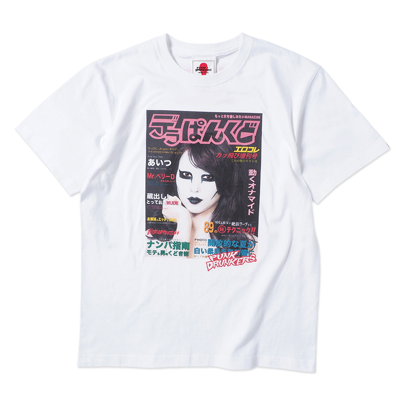 PUNK DRUNKERS [PDSxデラべっぴん]デラぱんくどTEE WHITE