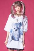 TRAVAS TOKYO【トラバストーキョー】Angel bear BIG Tee White