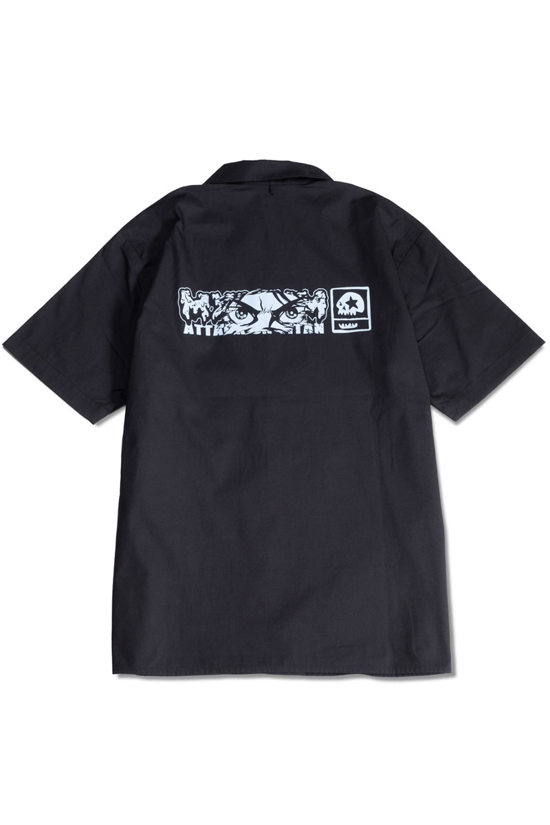 進撃の巨人xMAGICAL MOSH MISFITS(マジカルモッシュミスフィッツ) “調査兵団” WORK SHIRT EREN