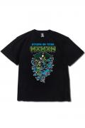 進撃の巨人xMAGICAL MOSH MISFITS(マジカルモッシュミスフィッツ) “MAGICAL MOSH LEVI” TEE BLUE