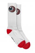 WASTED PARIS  Socks Wasted x Jimbo Phillips Monster WHITE