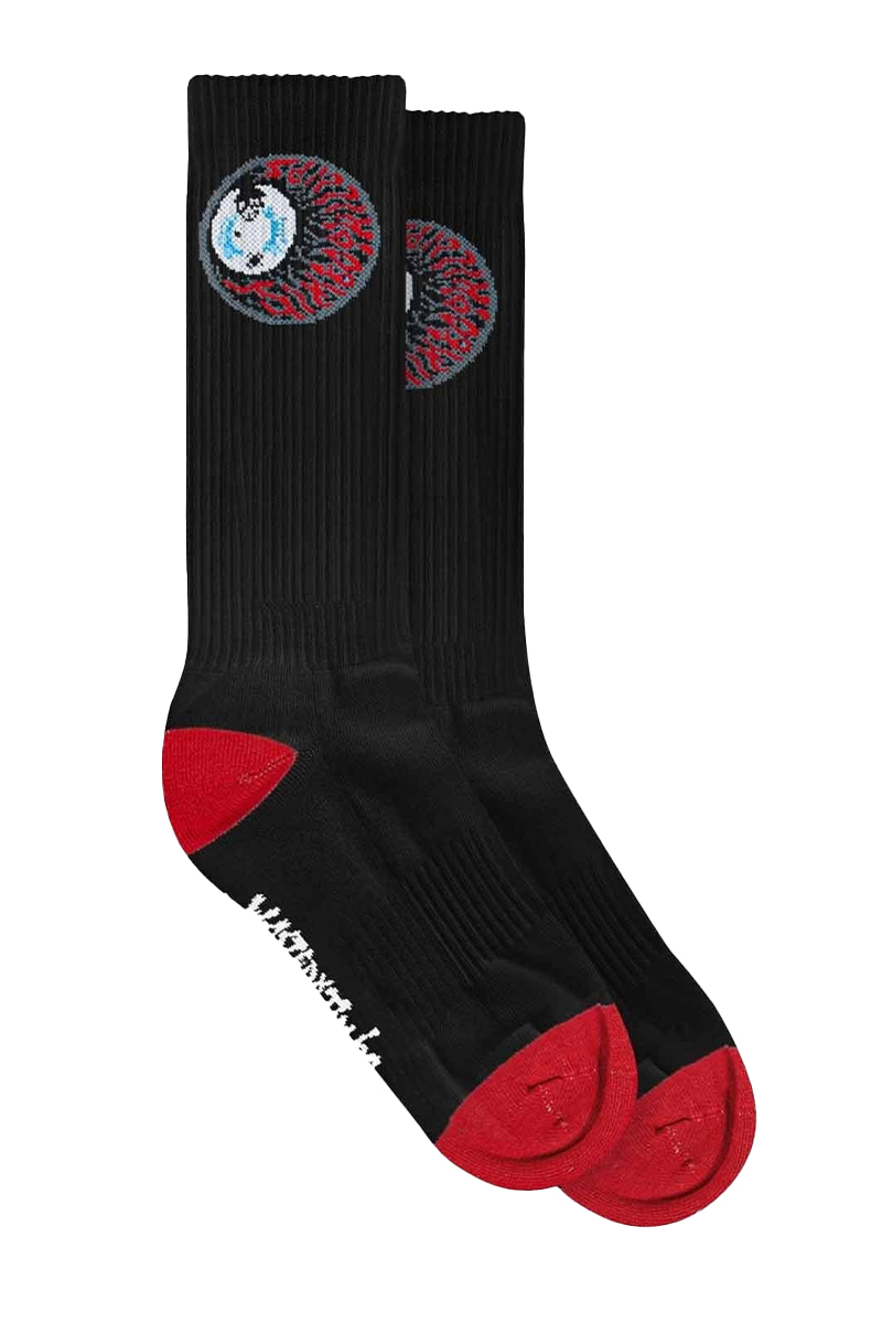 WASTED PARIS  Socks Wasted x Jimbo Phillips Monster BLACK