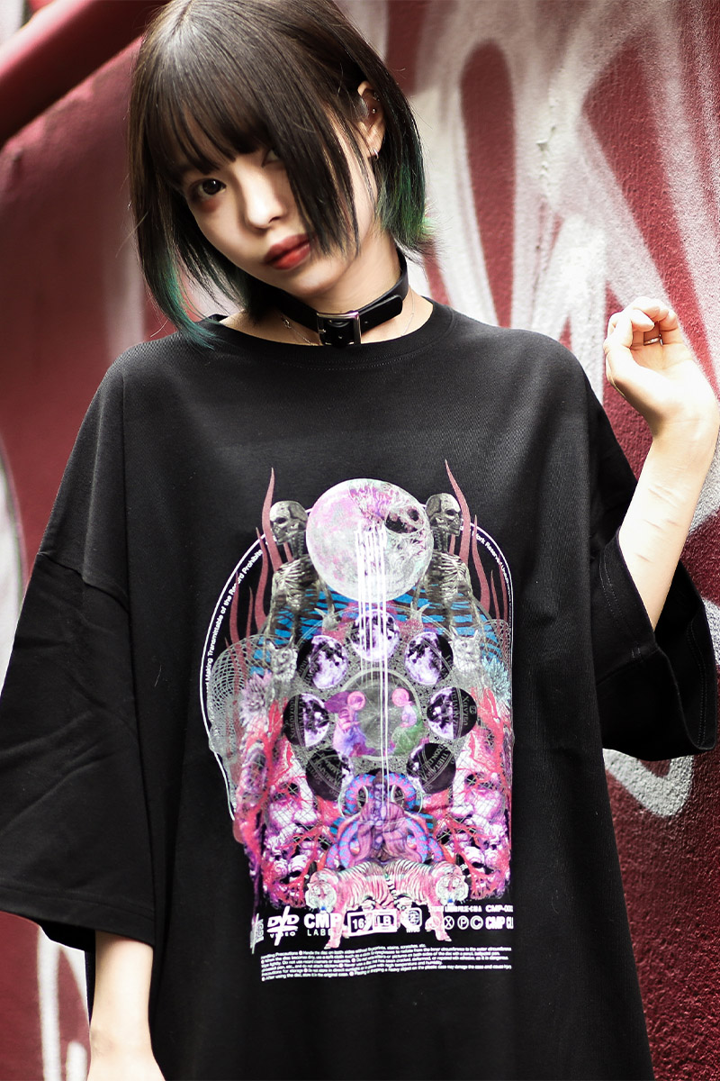 CMP LABEL (シーエムピーレーベル) 諸行無常 oversized T-shirt