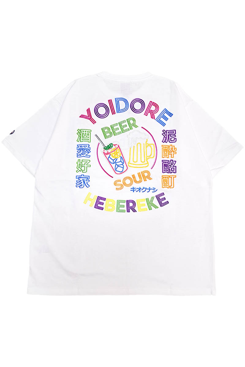 YOIDORE(ヨイドレ) ネオンTEE - White