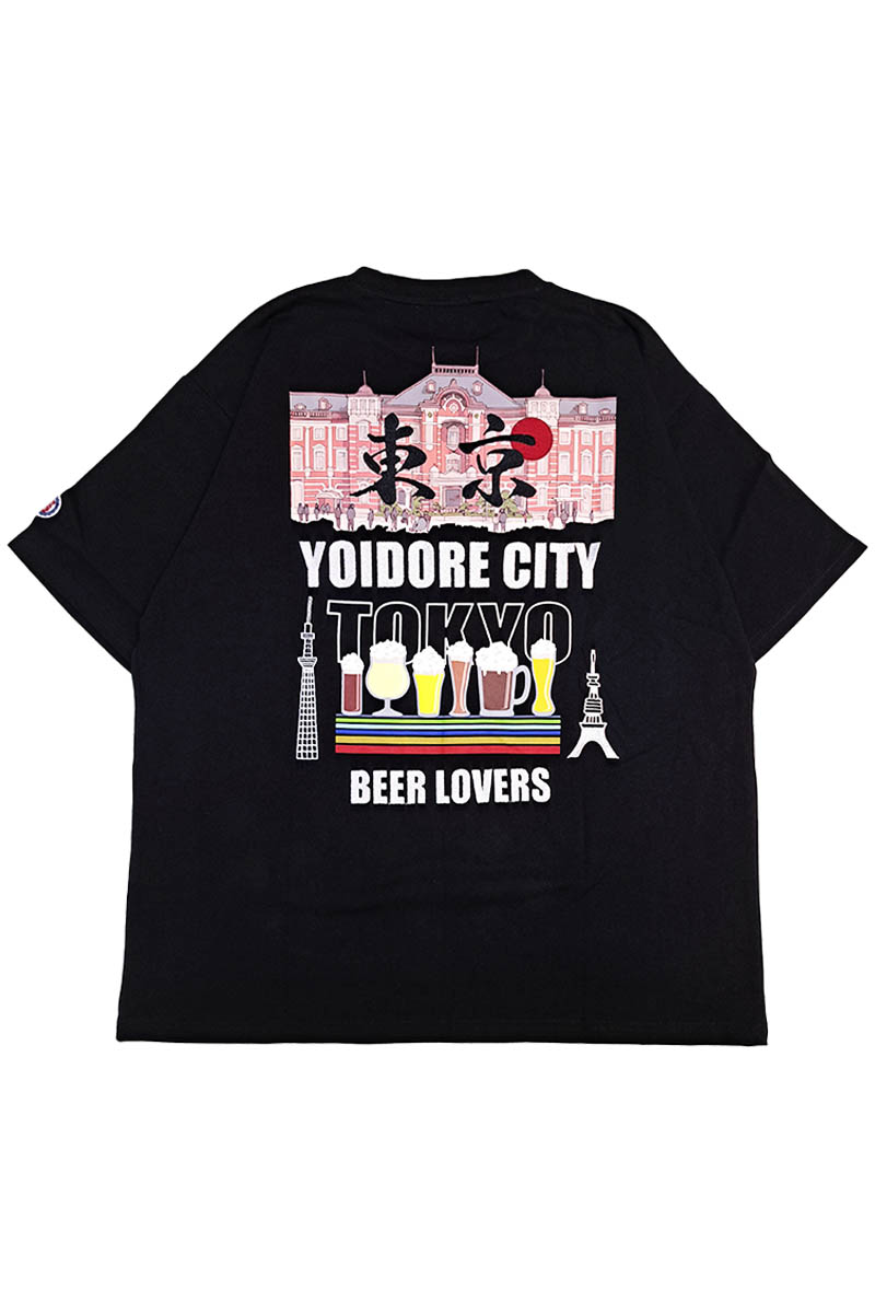 YOIDORE(ヨイドレ) THE TOKYO CITY TEE - Black