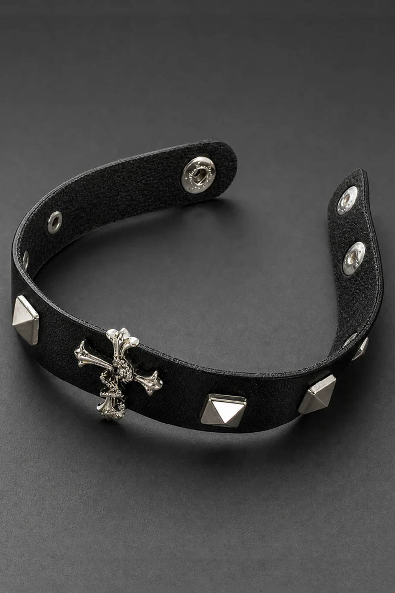 gibous (ギボス) belt studs snake cross band
