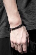 RECOVERY(リカバリー) thick twist bracelet - Matte Black