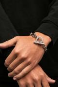 RECOVERY(リカバリー) tether bracelet - Antique Silver