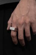 RECOVERY(リカバリー) basic square ring - Bright Silver