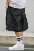 Subciety(サブサエティ) PAISLEY COACH SHORTS BLACK