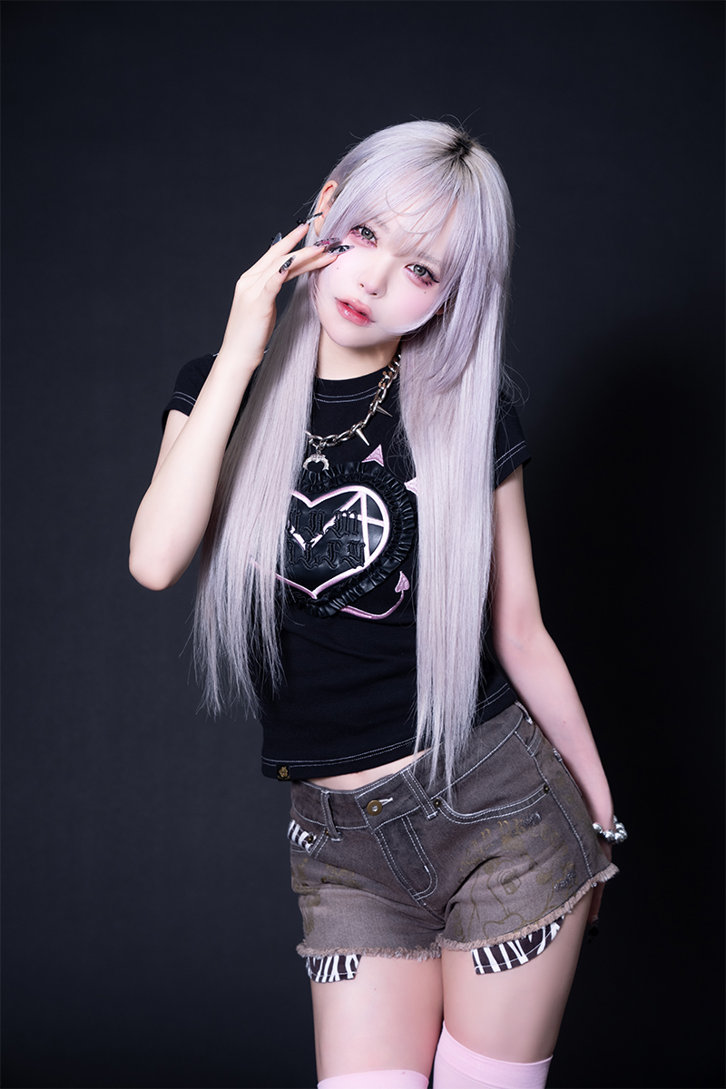 AVAM×GALFY×GEKIROCK CLOTHINGコラボ・チビT-Black