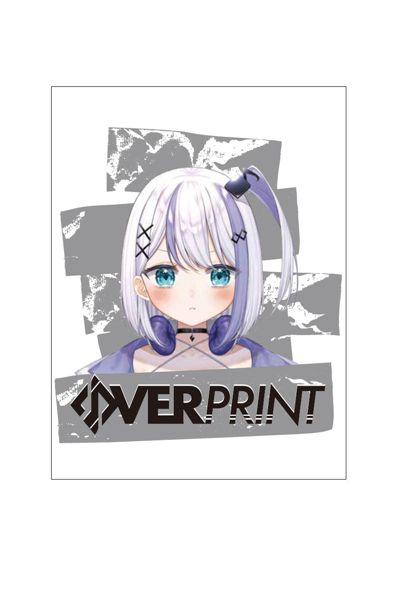 【予約商品】音ノ乃のの×over print×ゲキクロ  コラボ・ステッカーセット(5枚入り) - Aセット