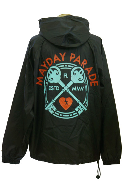 MAYDAY PARADE Keys Black - Windbreaker