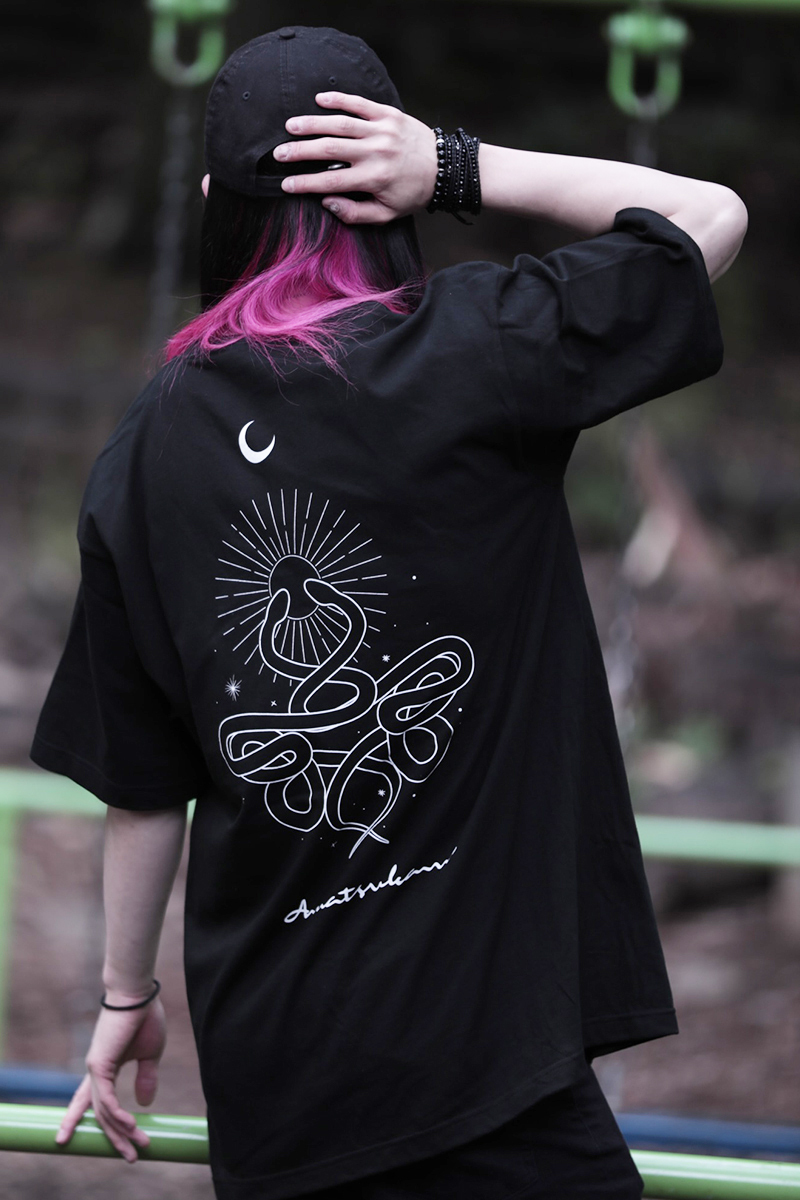 アマツカミ 蛇月/Snake Moon T-shirts / ロックファッション
