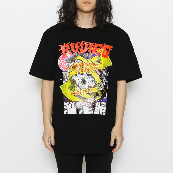 RUDIE'S MUDDY SKULL-T BLACK
