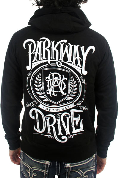 PARKWAY DRIVE Monogram Contrast Zip Hoodie