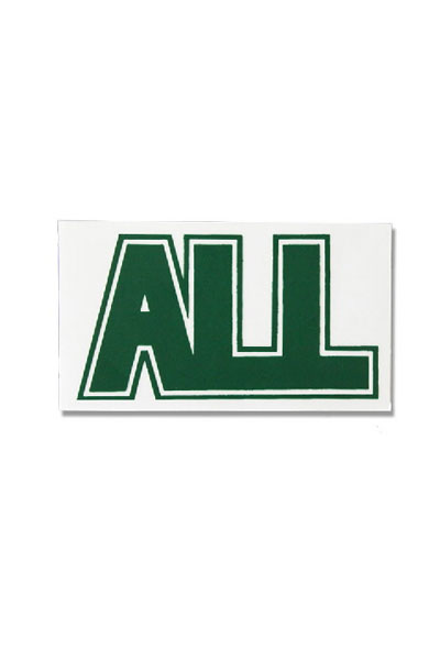 ALL Logo Sticker Green