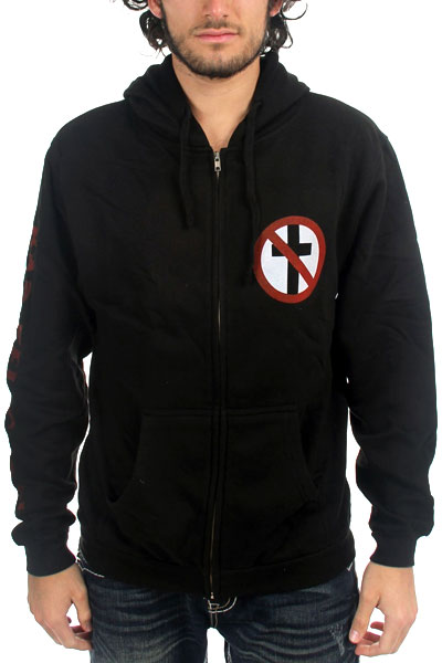 BAD RELIGION Crossbuster Zip Up Hood