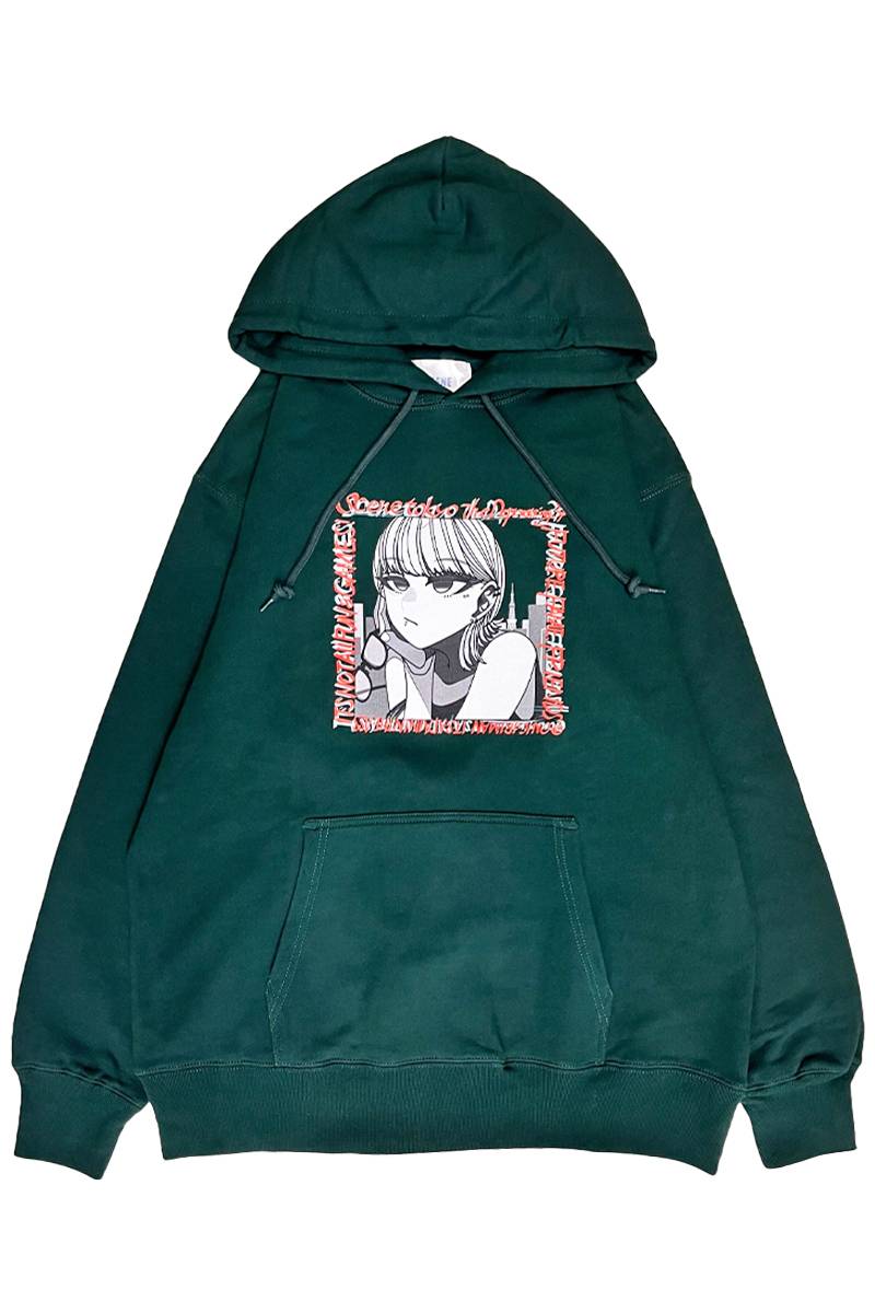 SCENE TOKYO (シーントウキョウ) Girl hoodie - Green
