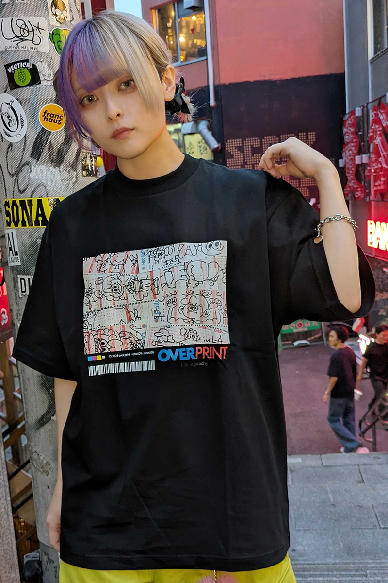 over print (オーバープリント) Lottery Tee