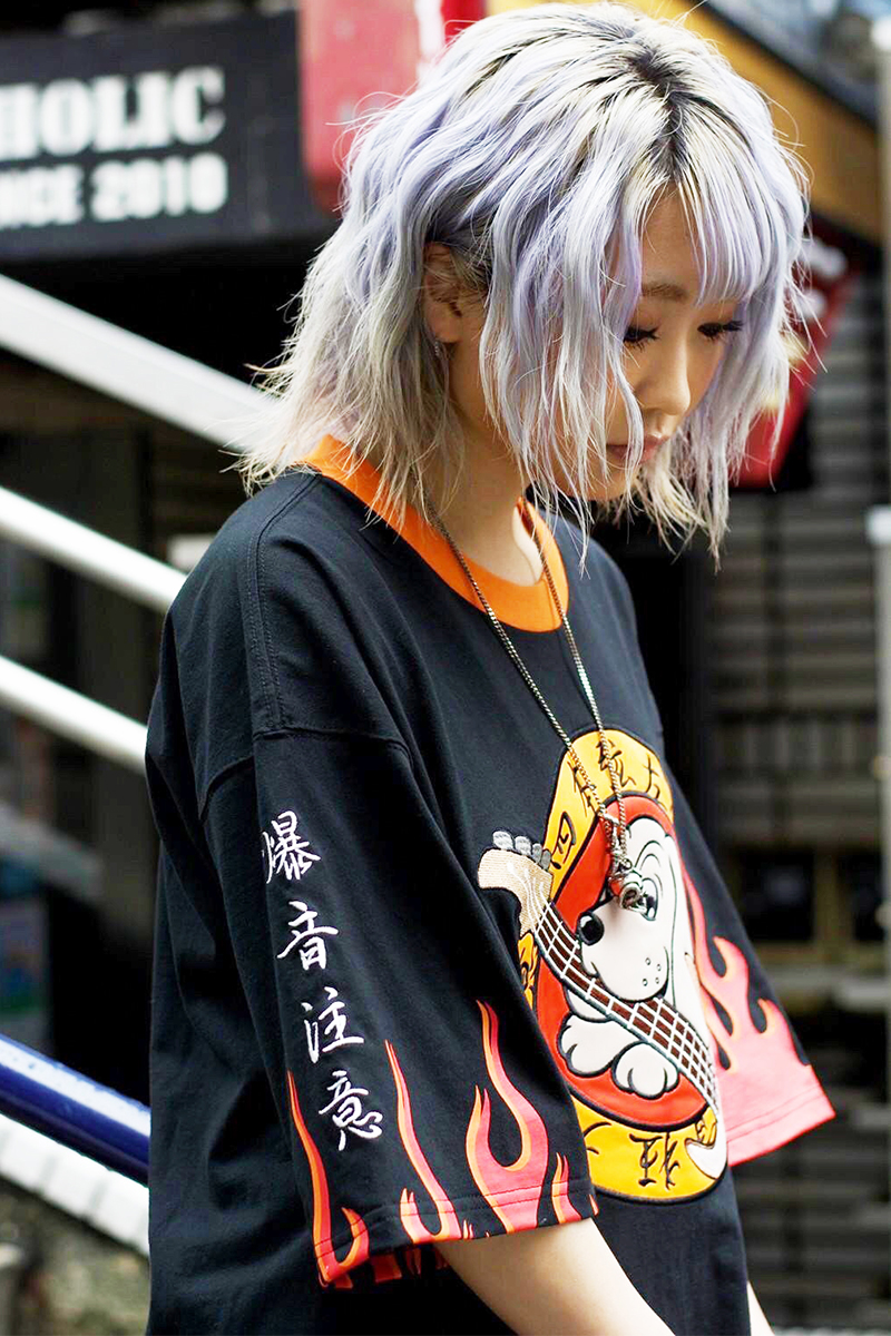 わかざえもん×GALFY×GEKIROCK CLOTHING 四本弦左指天使 Tee わかざえもん×GALFY×GEKIROCK CLOTHING 四本弦左指天使 Tee