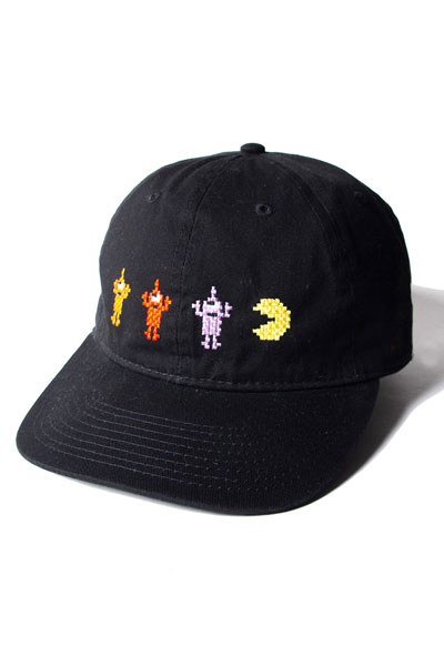 TOY MACHINE PTM19HW06 PACMAN GAMEOVER SECT CAP BLACK