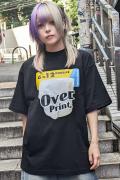 over print (オーバープリント) TOILET PAPER Tee