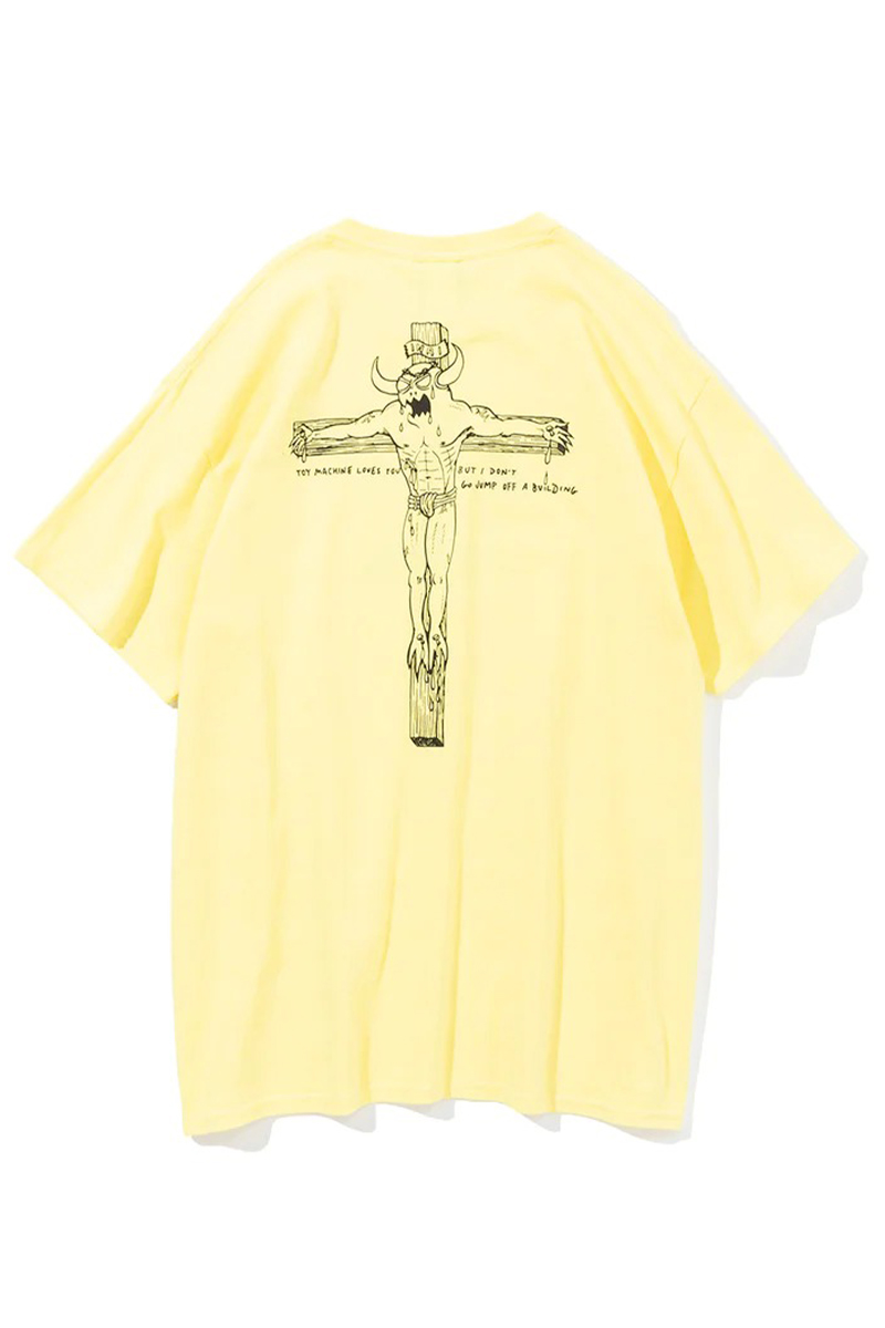 TOY MACHINE (トイマシーン) DOESN'T LOVE YOU SS TEE L. YELLOW