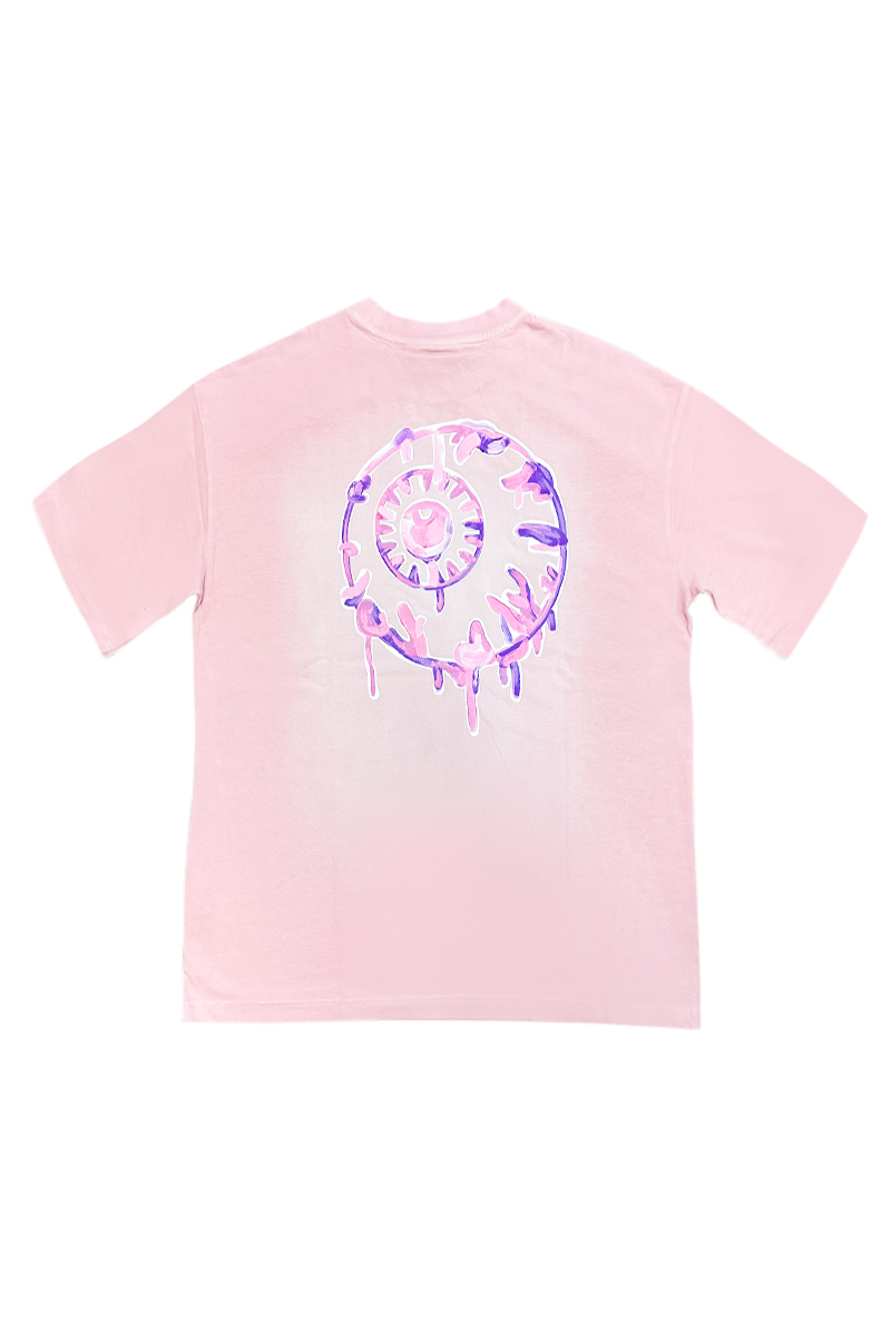 MISHKA (ミシカ)  WASHEDKEEP WATCH TEE (PINK/M21200007PK)