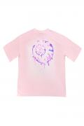 MISHKA (ミシカ)  WASHEDKEEP WATCH TEE (PINK/M21200007PK)