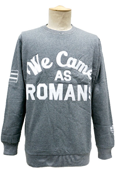 WE CAME AS ROMANS Varsity Custom Heather Grey Crew